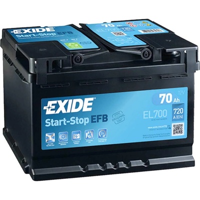Exide Start-Stop EFB 70Ah 760A right+ (EL700)