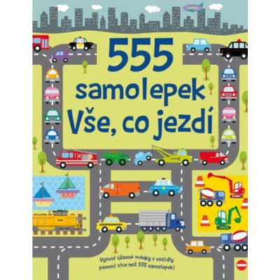 555 samolepek Vše co jezdí – Zboží Mobilmania