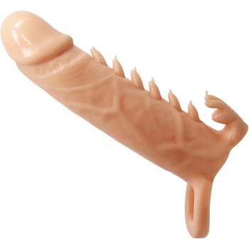Pretty Love Emmitt Penis Sleeve with Ribbed Design Nude
