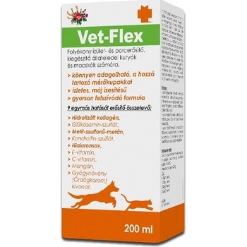 Vet-Flex roztok na posilňovanie kĺbov a chrupaviek 200 ml