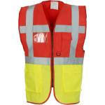 Yoko HI-VIS HVW801 / Многофункционална жилетка - червена/HV жълта L (79W801zx703)
