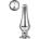 DreamToys Gleaming Love Pleasure Plug Silver Medium