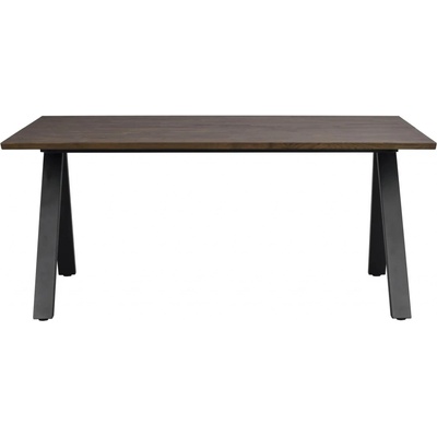 Rowico Home z masivního dubu CARRADALE Brown/black 170 x 100 cm hnědá černá 120881