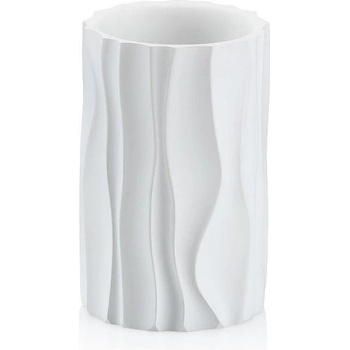 KELA Поставка за четки за зъби от полирезин KELA Merida, бяла (1150)