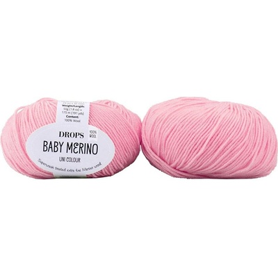 Drops Baby Merino 07 růžová