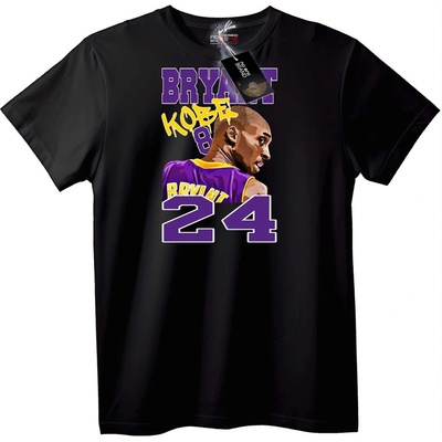NOONEBRAND Тениска Kobe Bryant 24 - 2XL, White