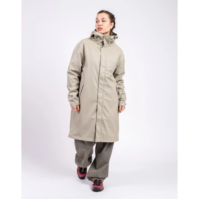Herschel Supply Long Classic Rain Jacket Women's Abbey Stone
