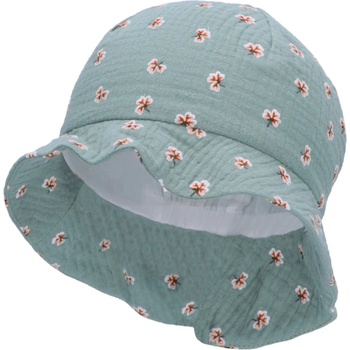 Image 1 of Sterntaler Лятна шапка с UV 50+ защита Sterntaler - С щампа на цветя, 47 cm, 9-12 м, зелена (1412307-275)