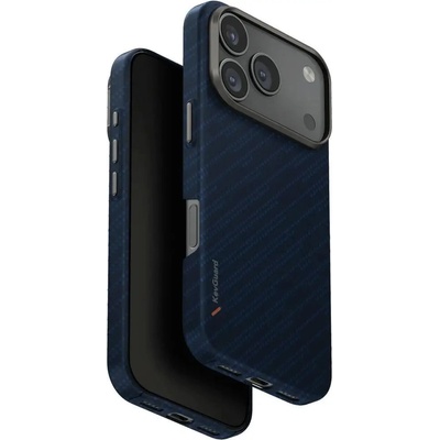 Uniq Keva EDGE Magclick калъф за зареждане за iPhone 17 Pro - син (8886463696156)