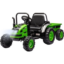 Milly Mally Farmer elektrický traktor s prívesom zelená