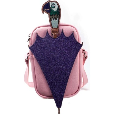Disney Mary Poppins Glitter PU Umbrella Shoulder Bag Pink