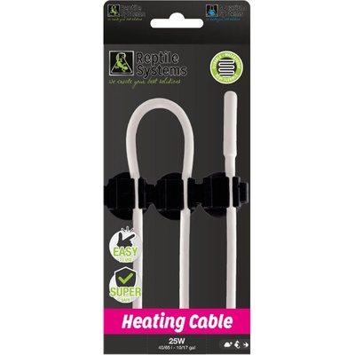 Reptile Systems vodotěsný topný kabel 25 W, 4,3 m