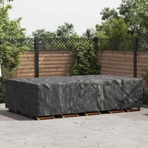 vidaXL Покривало за мебели Едноцветен Черно 315 x 180 x 74 cm 210D (4105864)