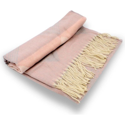 Krumlovanka šál Cashmere Sensation vzorovaný růžový extra jemný P-72645-RS