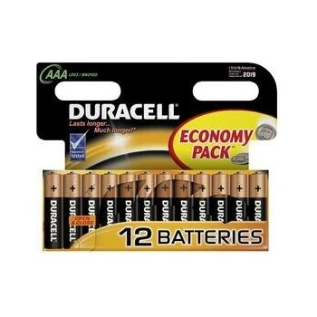 Duracell Alkaline AAA 12ks 5000394203389