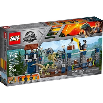 LEGO® Jurassic World 75931 Útok Dilophosaura na strážne stanovisko
