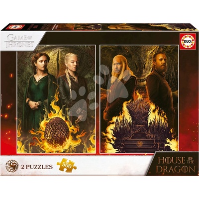 Educa House of the Dragon a Fix lepidlo 2 x 500 dielov