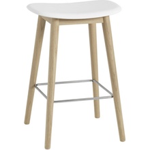 Muuto Fiber 65cm wood base oak + natural white