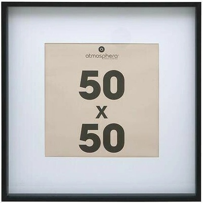 Rámeček na fotografie Axel černý na zeď 50x50 cm
