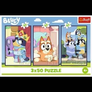 Trefl Puzzle - 3x50 - Bluey Family Trefl 34890
