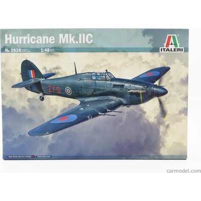 Vojenské lietadlo Italeri Hawker Hurricane Mkiic 1941 / 1:48
