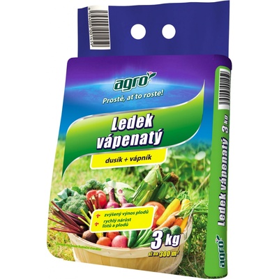 Agro Ledek vápenatý N 15,5% Dusíkaté hnojivo 3 kg