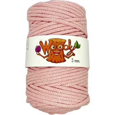 Woody Crafts Woody 5 mm – Pudrová růžová (50m)