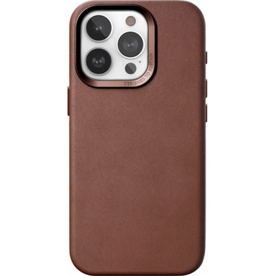 Woodcessories Bio Leather Case MagSafe iPhone 15 Pro Max Brown