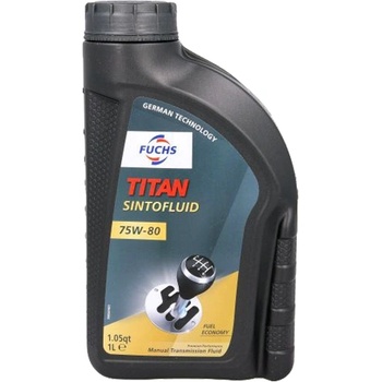 Image 1 of FUCHS Трансмисионно масло fuchs titan sintofluid 75w80 1 литър