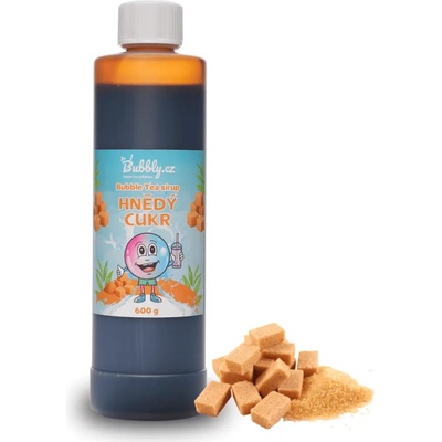 Bubbly Domácí Bubble Tea hnědý cukr 0,6 kg