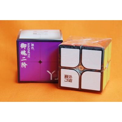Kostka 2x2x2 YJ YuPo V2 Magnetic černá