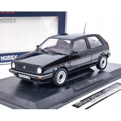 Volkswagen Golf II CL 1987 čierna NOREV 1:18