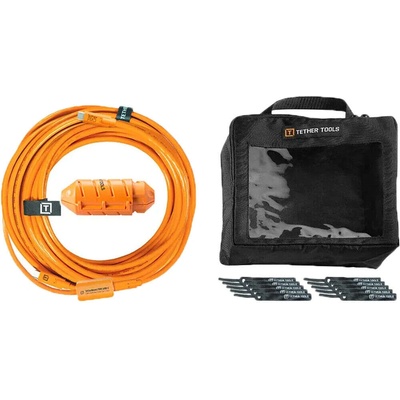 Tether Tools CUC31-ORG Boost USB-C aktivní produžovací, 9,4m, oranžový