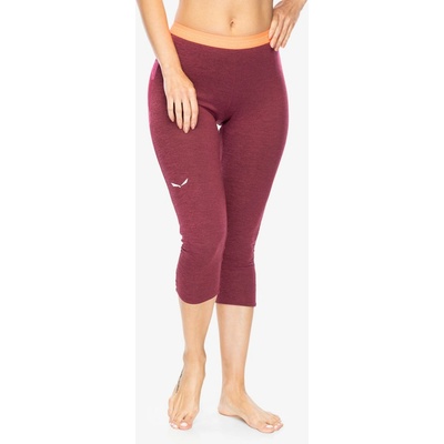 Salewa Boe Alpine Merino 3/4 Tight rhodo red