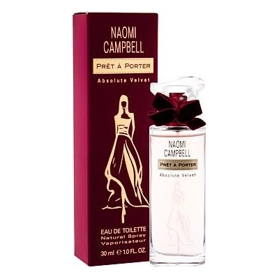 Naomi Campbell Prét a Porter Absolute Velvet toaletní voda dámská 30 ml