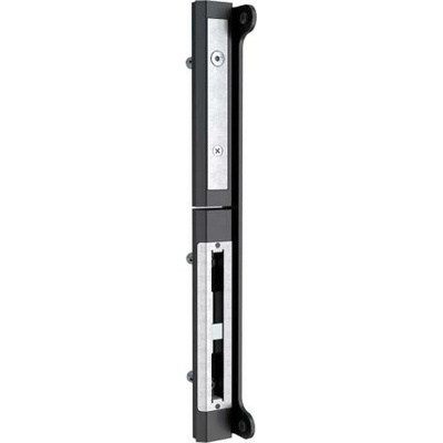 LOCINOX SFKO-V-5060 – dorazová lišta pro kódové zámky , pro profil 50 až 60 mm, pro křídlové branky, černá