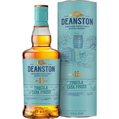 Deanston 15y Tequila Cask 52,5% 0,7 l (kartón)