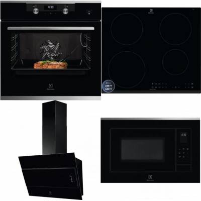 Set Electrolux KODEC75X2 + LIR60433B + LFV316K + LMS4253TMX