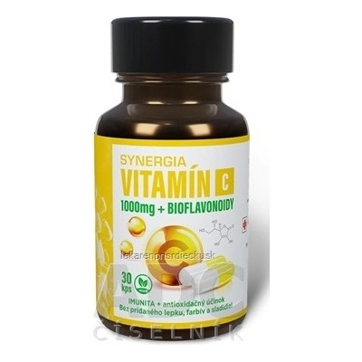 Synergia Vitamín C 1000 mg + BIOFLAVONOIDY 30 kapsúl