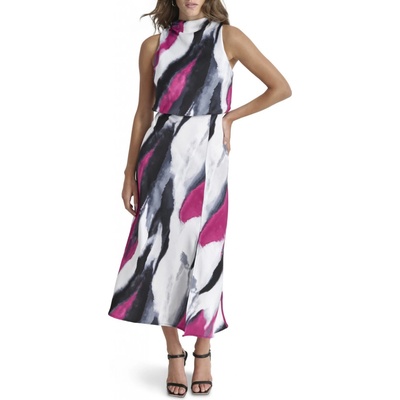 DKNY S/L DRAPEY SBC MIDI GREY GEOD