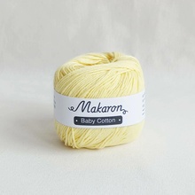Makaron Baby Cotton citronová žlutá