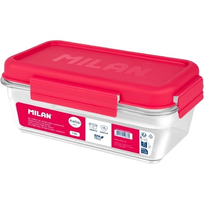 Mila Box na potraviny 1,2 l Tritan ružový