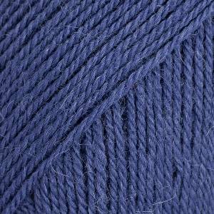 DROPS Design Flora Uni Colour 10 Indigo Плетива прежда (102910)
