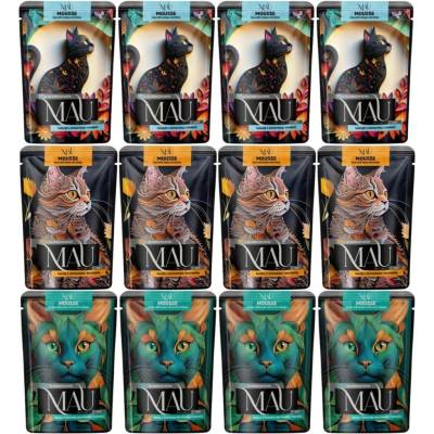 MAU Mousse MIX příchutí 12 x 85 g