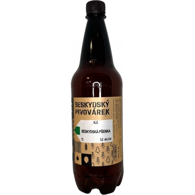 Beskydský pivovárok Pšenka 12° 1 l (pet)