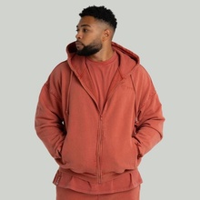 STRIX mikina Zip Washed Terra
