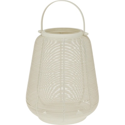 Home Styling Collection Lucerna s kovovým držákem×, 16 x 19 cm, béžová