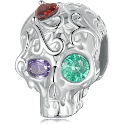 P&J Jewellery Stříbrný přívěsek Lebka SB113