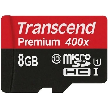 Transcend microSDHC 8GB C10/U1 TS8GUSDCU1