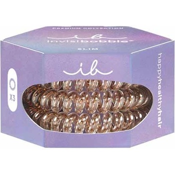 Invisibobble Slim Premium Bronze Me Pretty 3 ks